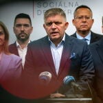 Smer-SD party Robert Fico's press conference after Slovakia's parliamentary election 2023