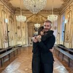 David Beckham y su mujer Victoria 