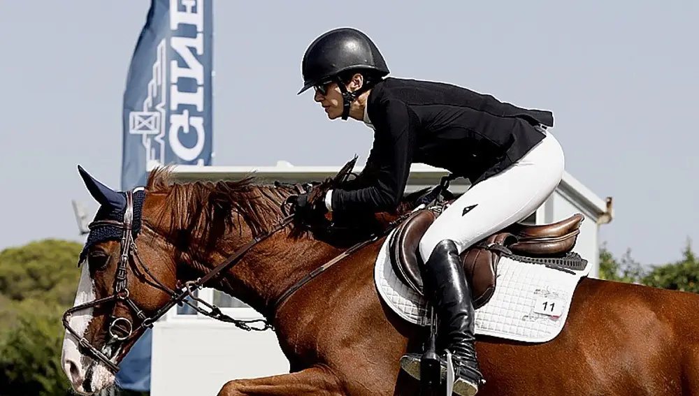 Teresa Blázquez en el Campeonato de España de Salto