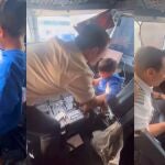 Piloto cumple el sueño de un joven tripulante 