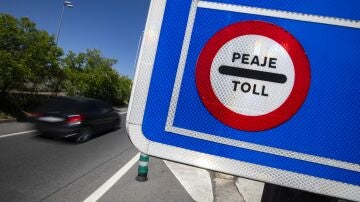 Cartel de peaje en la M-30.