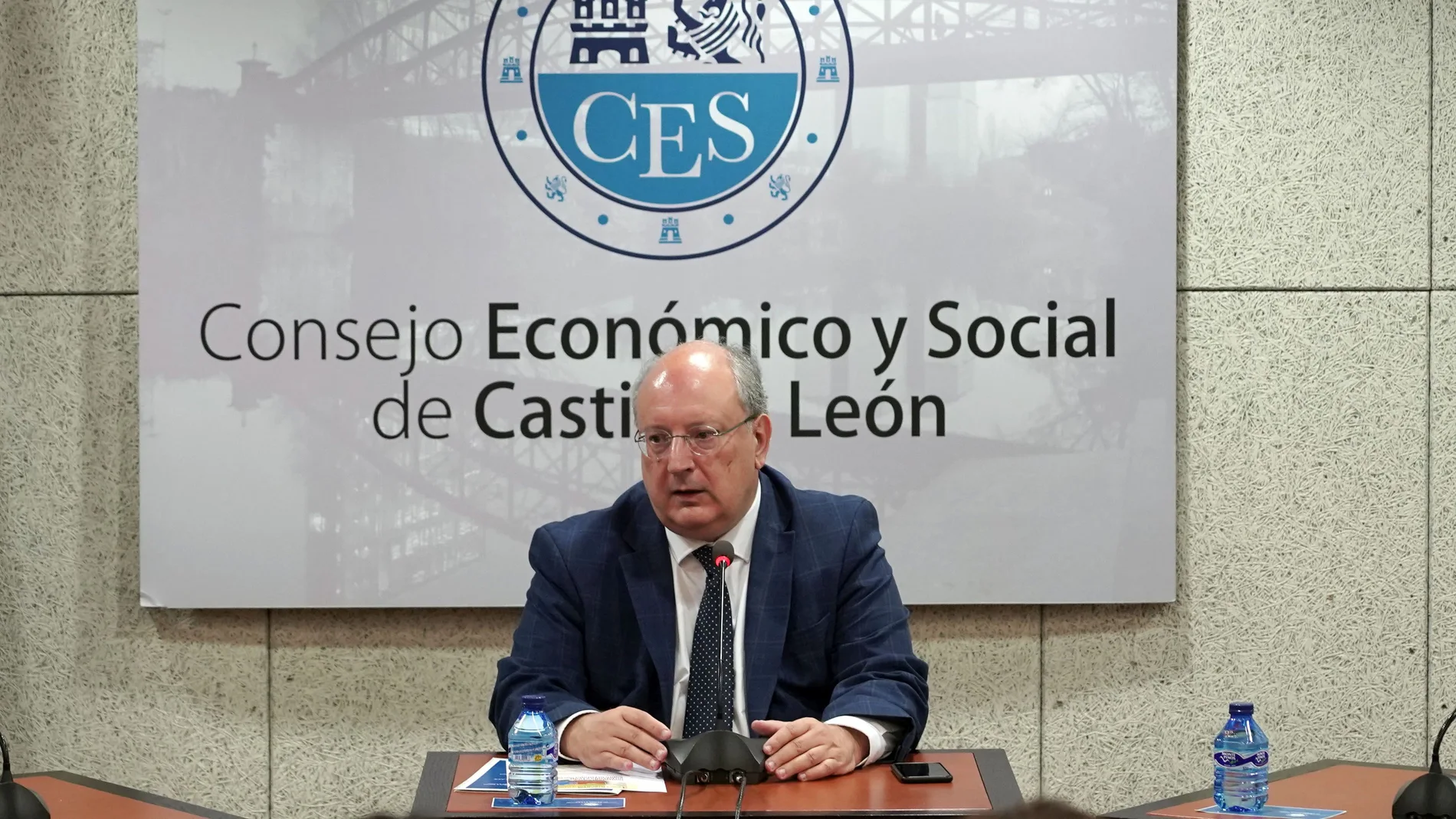 El presidente del CES de Castilla y León, Enrique Cabero