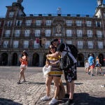 Turistas en el centro de Madrid