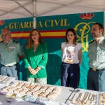 Material incautado en la operación contra la droga en Salamanca