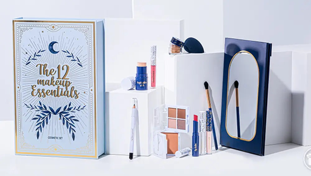 Calendario adviento maquillaje esenciales