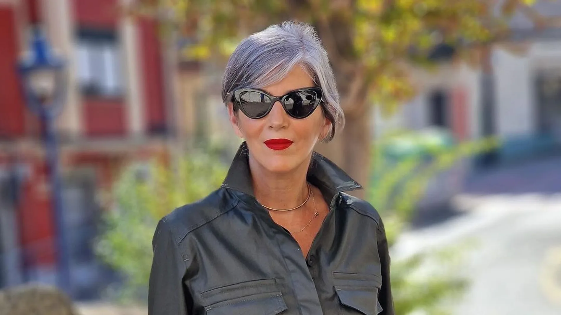 Carmen Gimeno con vestido de Zara.