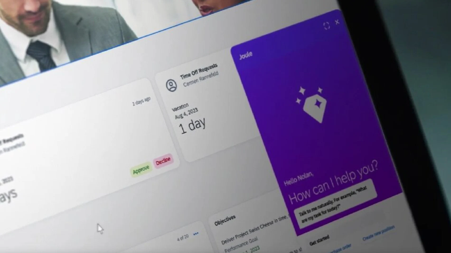 Joule es capaz de combinar una tecnología subyacente de diferentes proveedores para impulsar las interacciones y los procesos comerciales.