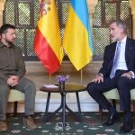 Felipe VI y Volodomir Zelenski en Granada