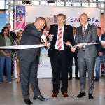 El presidente de la Diputación de León, Gerardo Álvarez Courel, el alcalde José Antonio Díez, el delegado territorial Eduardo Diego y el vicepresidente y responsable de los Productos de León, Roberto Aller, inauguran de forma oficial la XXIX Feria de los Productos de León