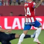 La dura entrada de Nacho a Portu la semana pasada