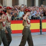 La princesa Leonor participa en la ofrenda de cadetes en la Academia General Militar de Zaragoza
