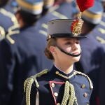 La princesa Leonor en la jura de bandera de la Academia Militar de Zaragoza