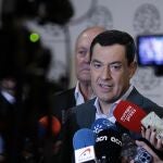 El presidente de la Junta de Andalucía, Juanma Moreno