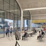 Sevilla.-La terminal proyectada en los tinglados prevé la llegada de cruceros de mayor tamaño y capacidad de pasajeros