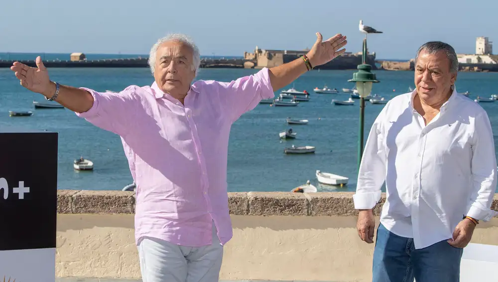 Los cantantes Antonio Romero y Rafael Ruiz