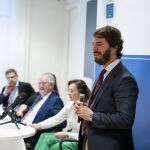 García-Gallardo interviene en el Intergrupo por el Futuro de la Industria del Automóvil del Comité de las Regiones celebrado en Bruselas. 