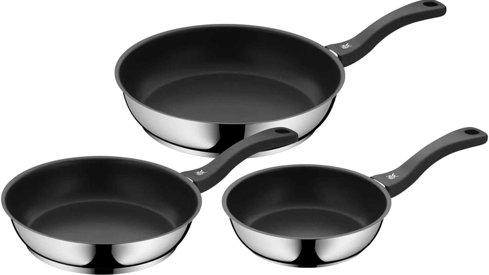 Rebajas en sartenes. Juego de 3 unidades