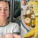Una Tiktoker española muestra la peculiar paella que sirven en el restaurante donde trabaja en Australia