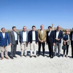 Fernández Mañueco junto a autoridades del futuro Complejo Asistencial segoviano