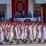Los Reyes y la Princesa de Asturias presiden el desfile del 12 de octubre 