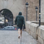 Imagen de archivo de lluvias en Murcia