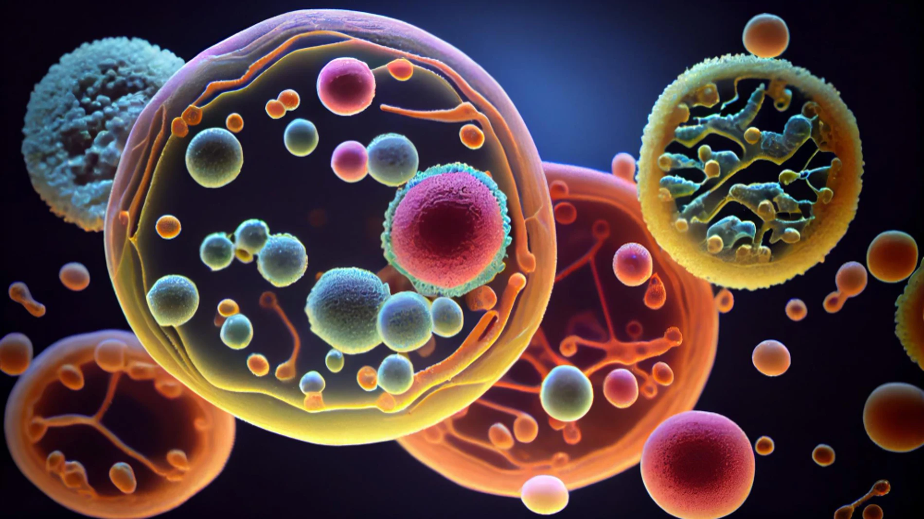 cáncer celula bacteria