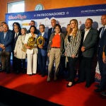 Acto de presentación de la XX edición del Festival Internacional León Vive la Magia, con la intervención de la viceconsejera de Acción Cultural, Mar Sancho; el alcalde de León, José Antonio Diez; el presidente de la Diputación, Gerardo Álvarez; el delegado territorial, Eduardo Diego; el subdelegado del Gobierno, Faustino Sánchez; y los directores artístico y escénico del Festival, Juan Mayoral y Huang Zheng