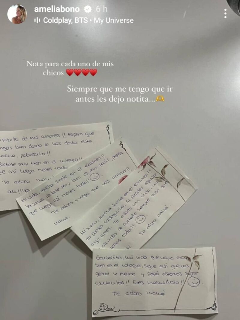 Story de Amelia Bono
