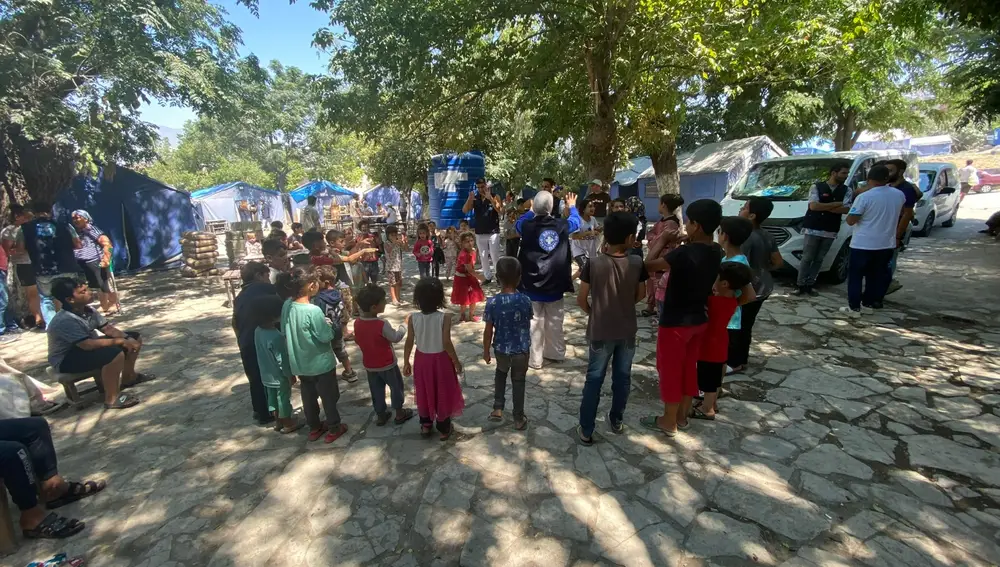 Vuelta al cole de los niños de Antioquía