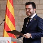 El presidente de la Generalitat, Pere Aragonès