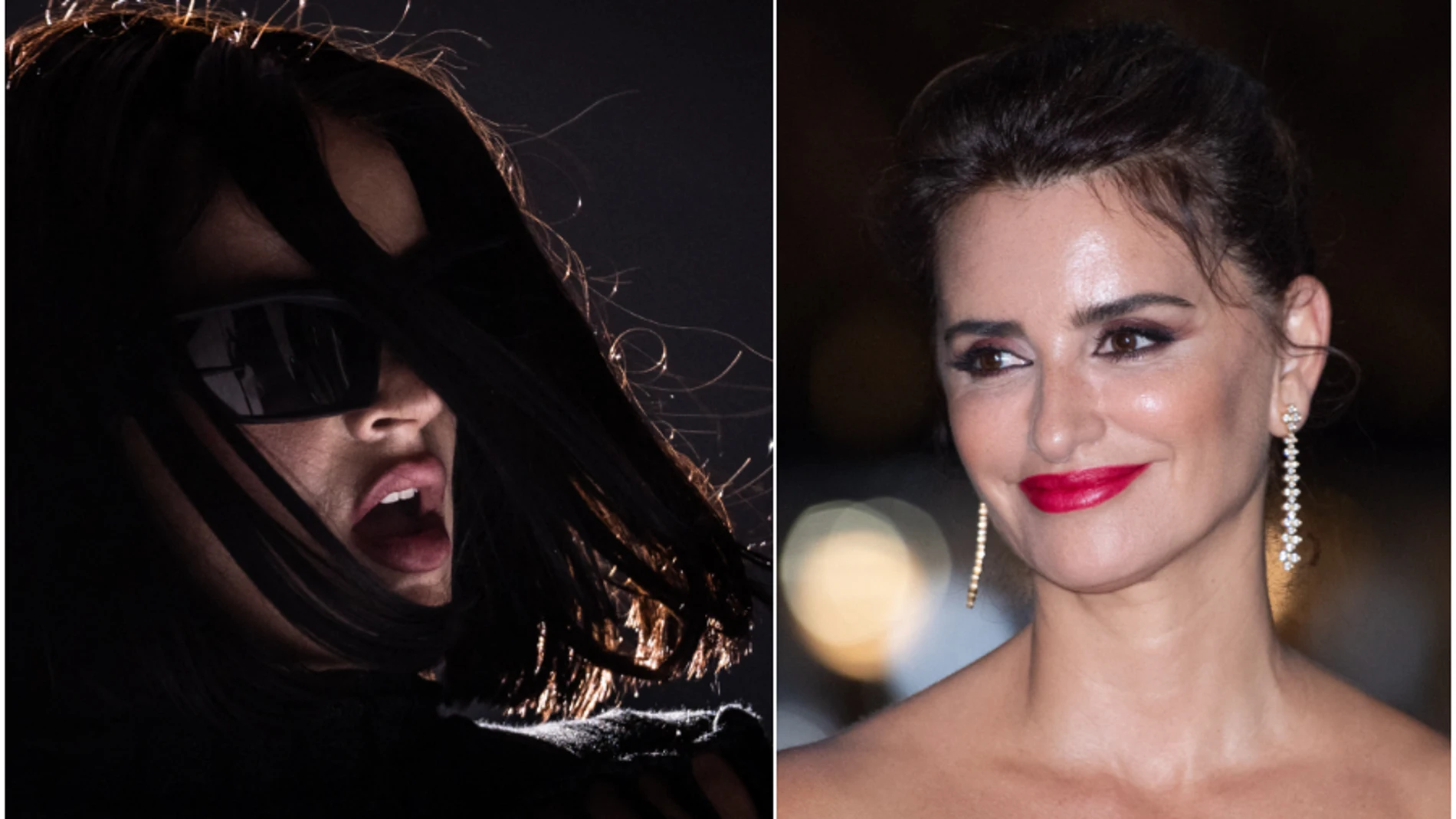 Rosalía y Penélope Cruz