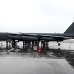 US B-52H strategic bomber made public at South Korean Air Force base
