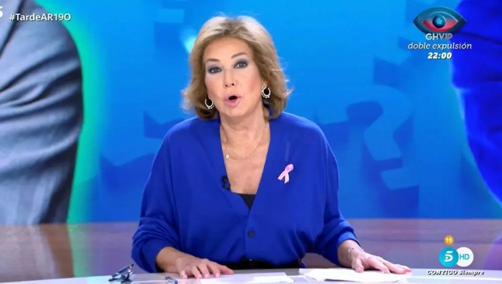 Ana Rosa Quintana en "TardeAR" en el Día Mundial del Cáncer de Mama