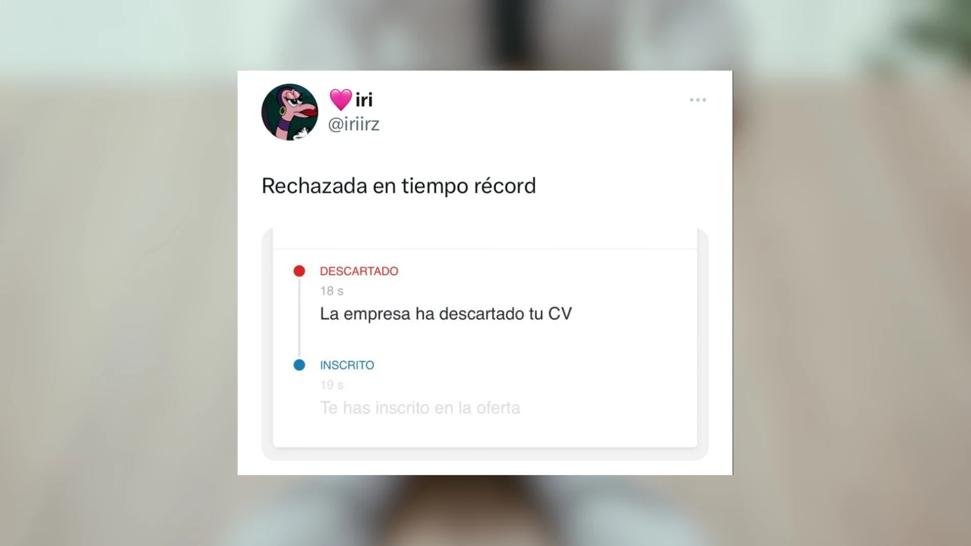 Una empresa descarta un currículum en 18 segundos