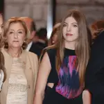 La Infanta Sofía reaparece en Oviedo.
