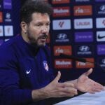 El Cholo, en la rueda de prensa previa al Celta-Atlético