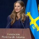 Premios.- La Princesa Leonor: "Soy consciente de cuál es mi deber y lo que implican mis responsabilidades"