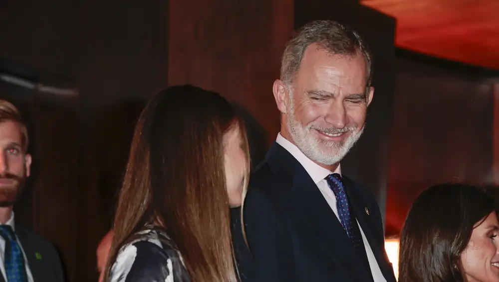 El Rey Felipe y la princesa Leonor