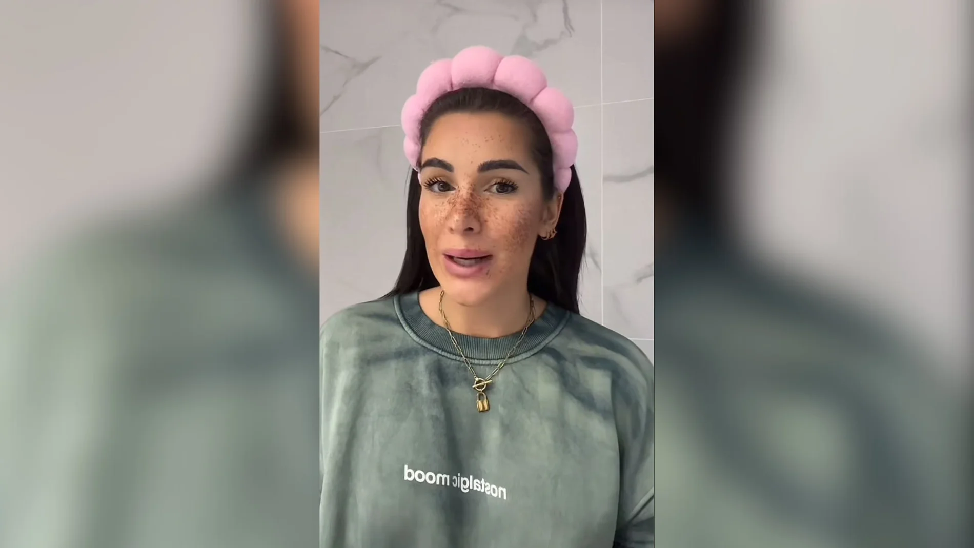 La influencer Bárbara Pérez narra cómo fue perseguida por un hombre durante dos días