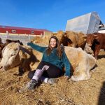 Miriam Delgado, agricultora y ganadera de Villaquirán de la Puebla