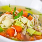 La mejor dieta para alguien con virus estomacal 