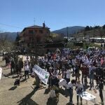 Concentración contra la mina en la provincia segoviana