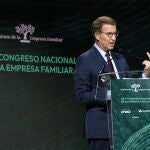 El presidente del PP, Alberto Núñez Feijóo