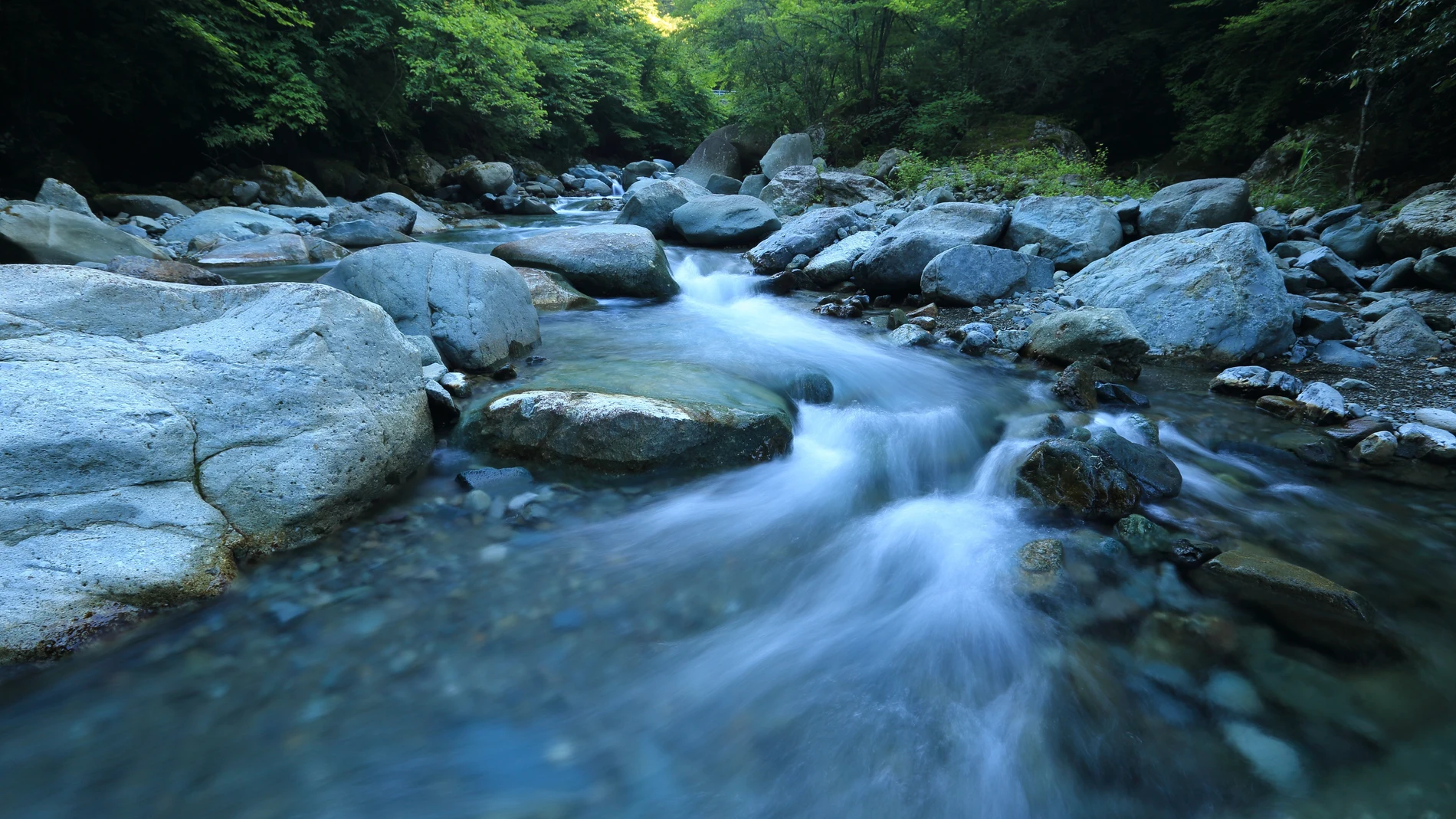 Río a su paso por la naturaleza.