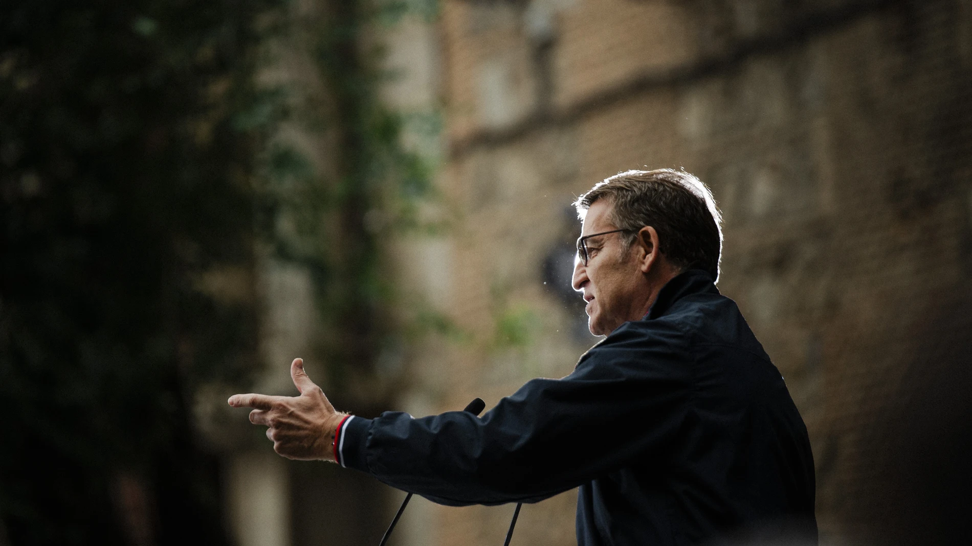 Feijoo en Toledo en un acto en defensa de la igualdad de todos los españoles y contra el independestismo y la amnistía de los presos del proces catalán MATEO LANZUELA/EUROPA PRESS 22/10/2023