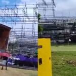 El increíble estado del escenario de la WTA Finals en Cancún