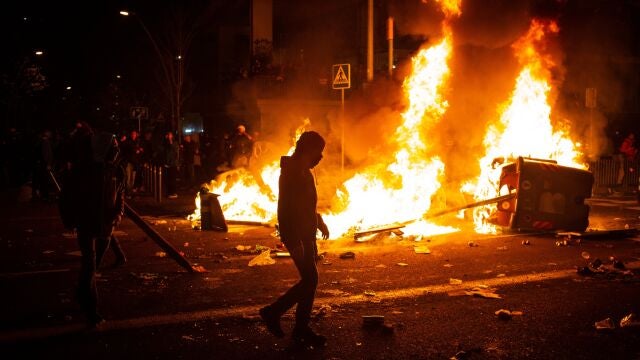 Incidentes tras la manifestación convocada por Tsunami Democratic por el partido entre el FC Barcelona-Real Madrid en el Camp Nou, a 18 de diciembre de 2019 18 diciembre 2019 