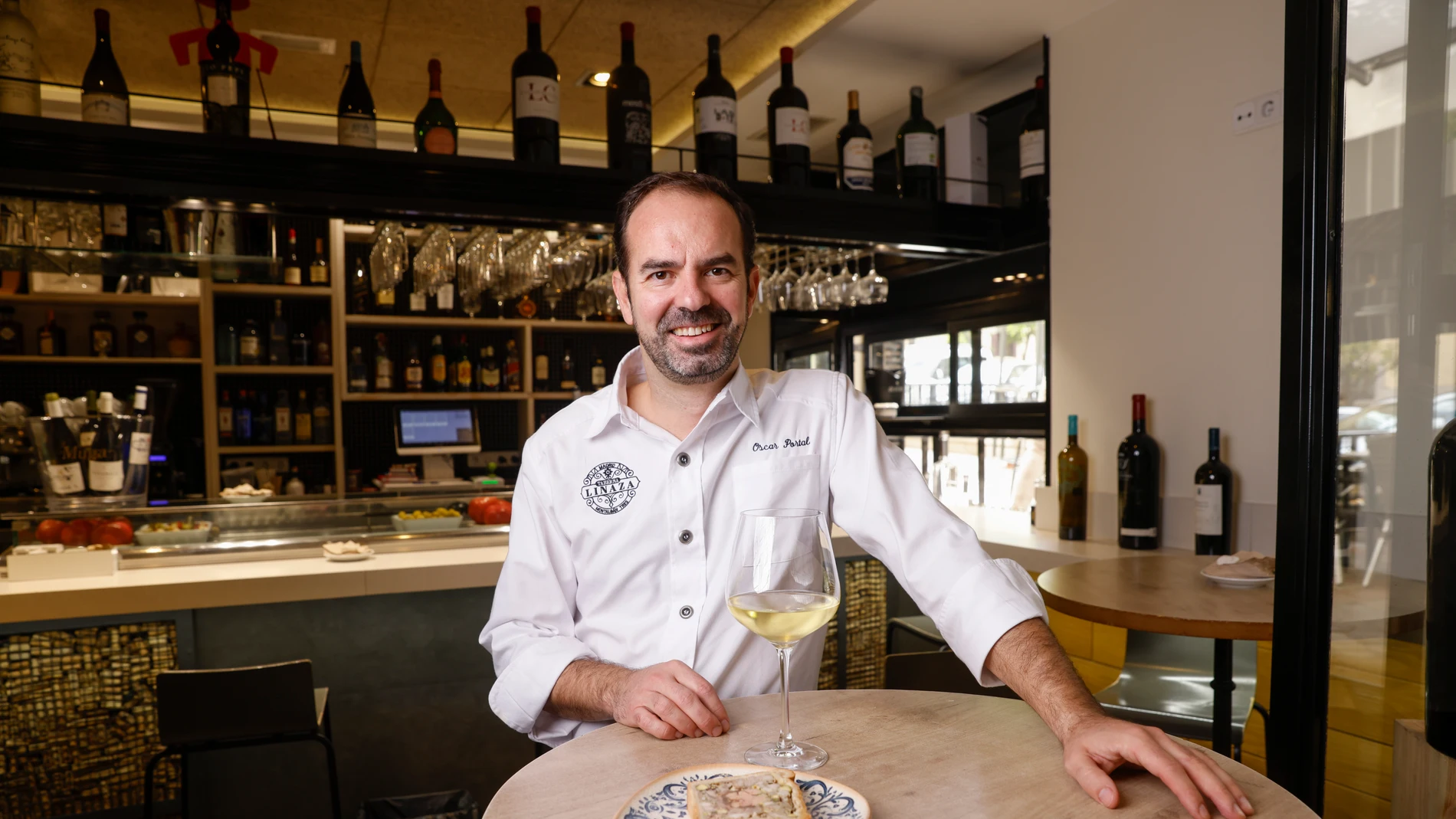 Óscar Portal, cocinero de Taberna Linaza.