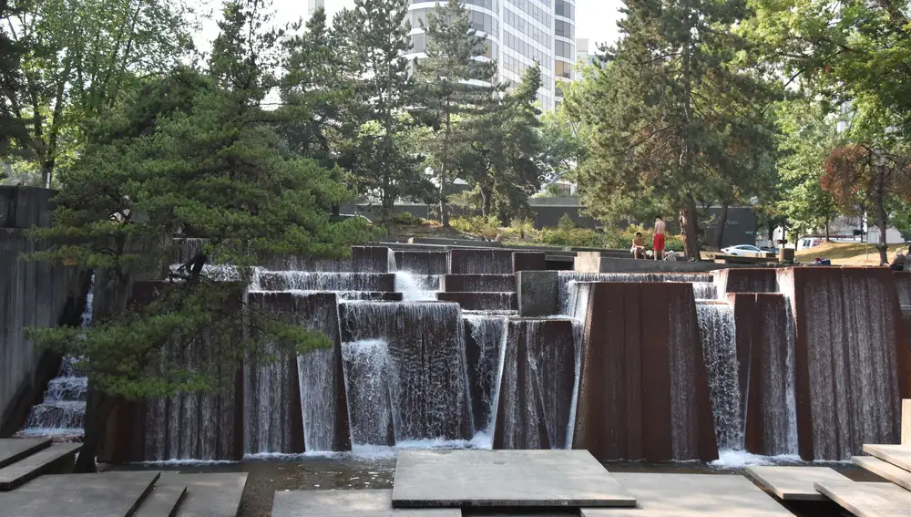 Fuente Keller en el centro de Portland, Oregon