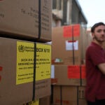 O.Próximo.- Un cuarto convoy de ayuda humanitaria entra en la Franja de Gaza a través del paso de Rafá